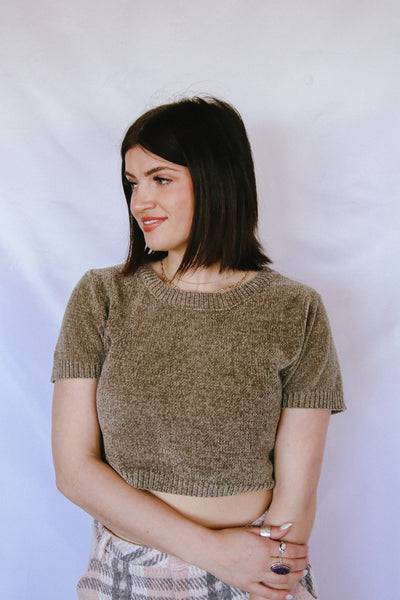 Let's Snuggle Crop Top